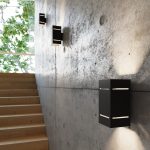 Lampa za zid BLOCCO crna