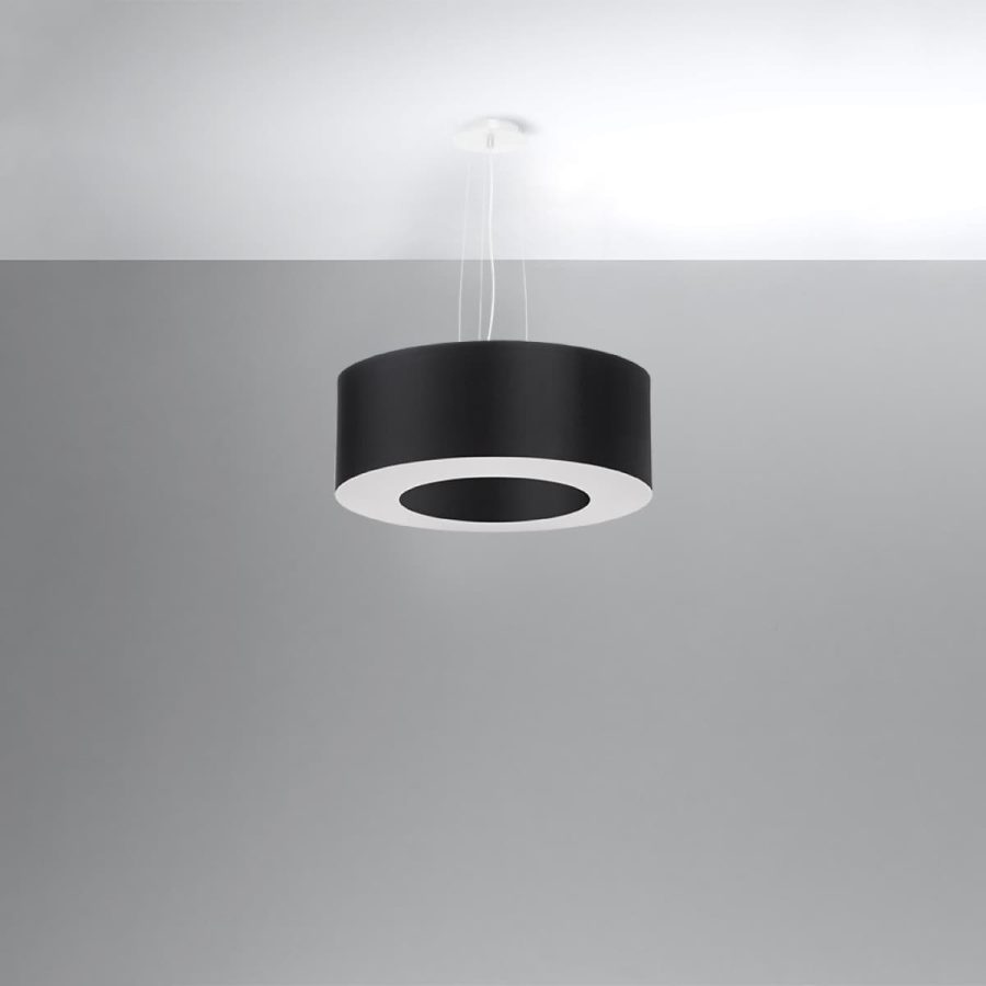 Luster Saturno 50 u crnoj boji