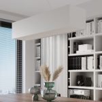 Stropni luster SANTA 120 u bijeloj boji