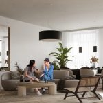 Luster za dnevni boravak OTTO 50 crni