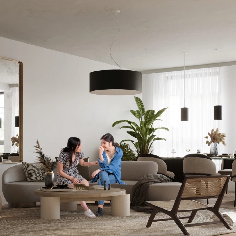 Luster za dnevni boravak OTTO 50 crni