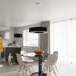 Luster SATURNO SLIM 50 u crnoj boji