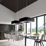 Luster za blagovaonicu URANO 60 crni