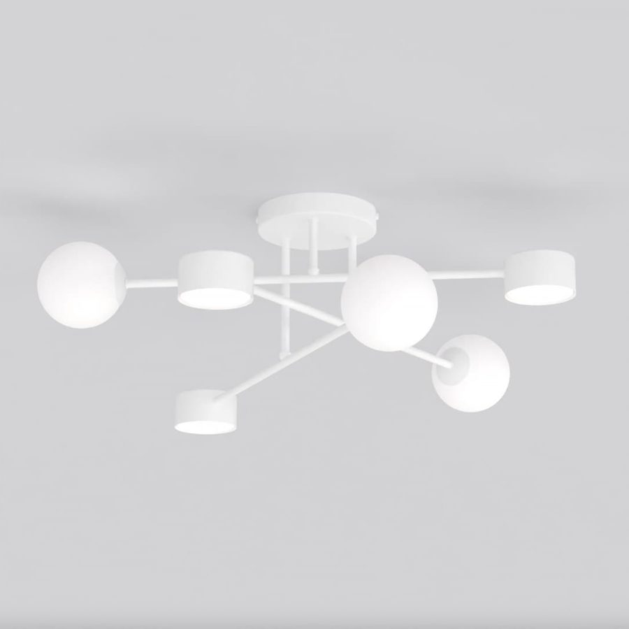 Moderni luster HOLON 6 u bijeloj boji