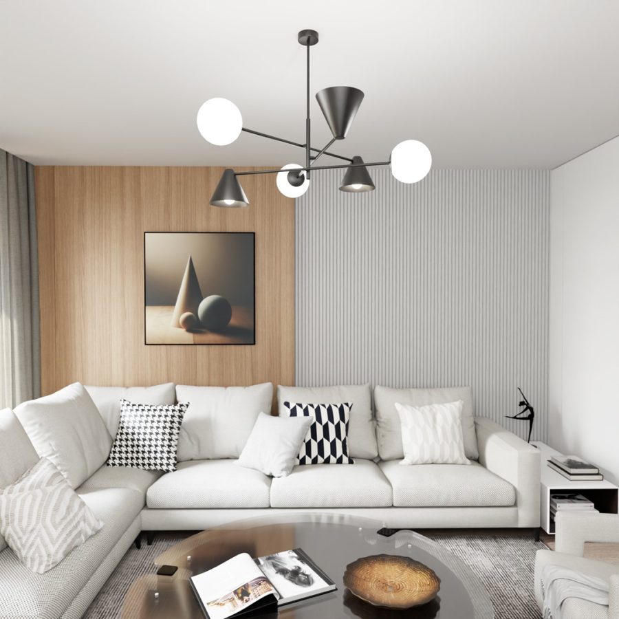 Luster za dnevni boravak HERMES 6