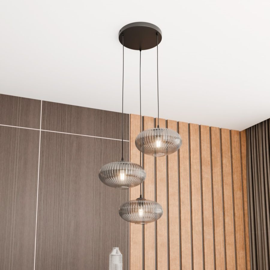 Stropna visilica COCO 3 BL PREM grafit