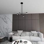 Moderni luster za dnevni boravak MODUS 4