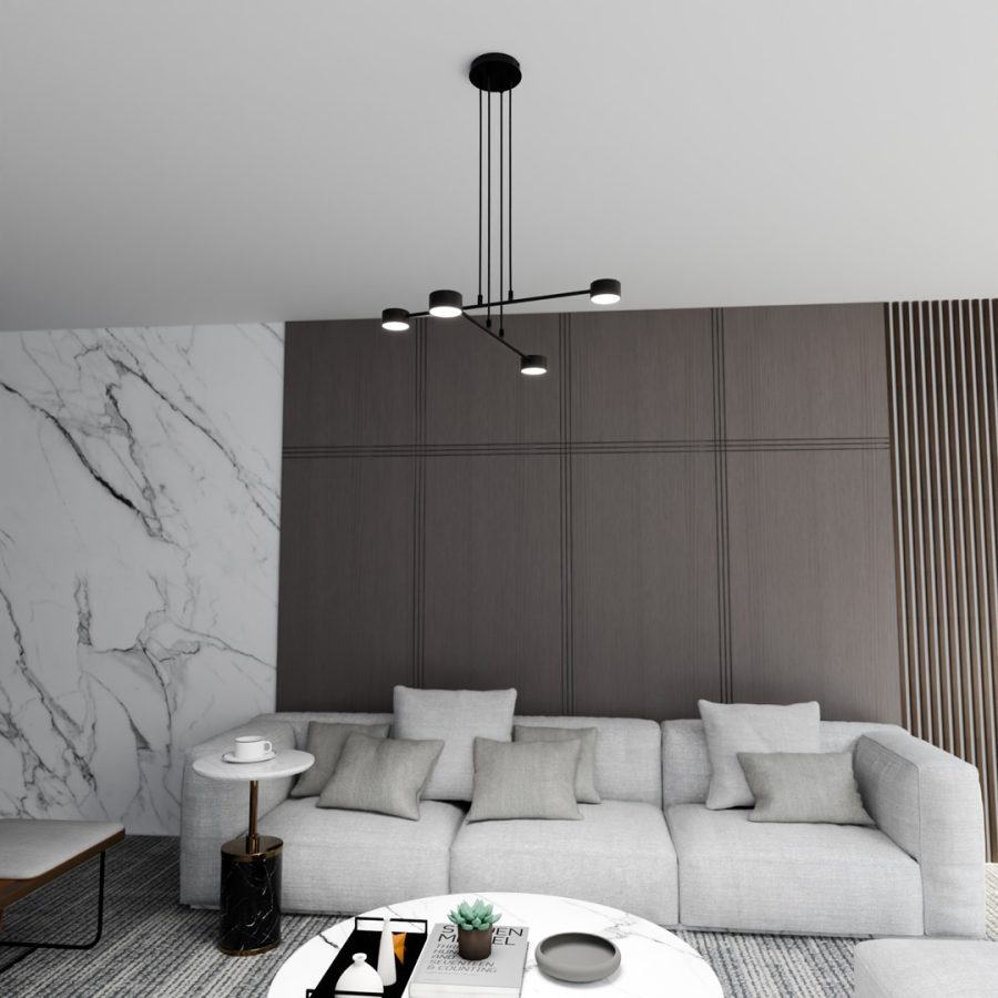 Moderni luster za dnevni boravak MODUS 4