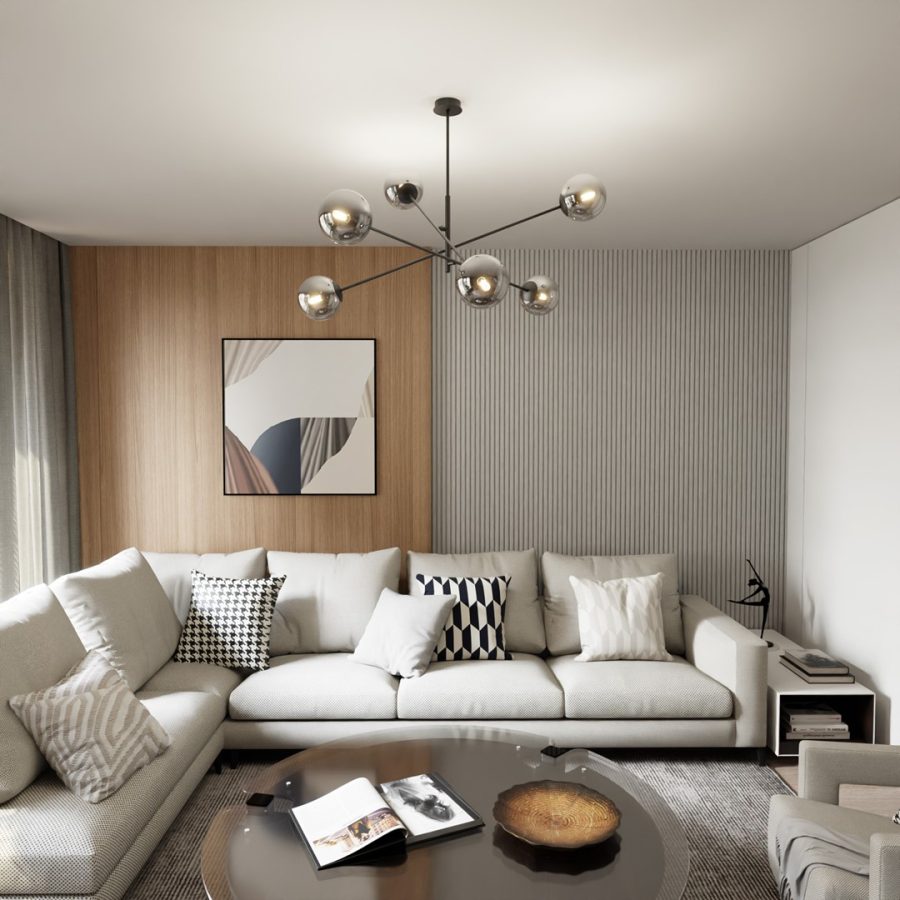 Luster LINEAR s 2, 4 ili 6 kugli