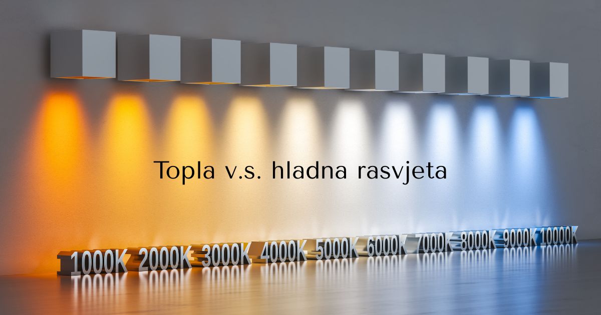 Topla ili hladna rasvjeta Kako odabrati pravo svjetlo za svoj dom