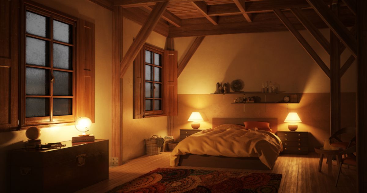 Boja i jačina svjetla u potkrovlju