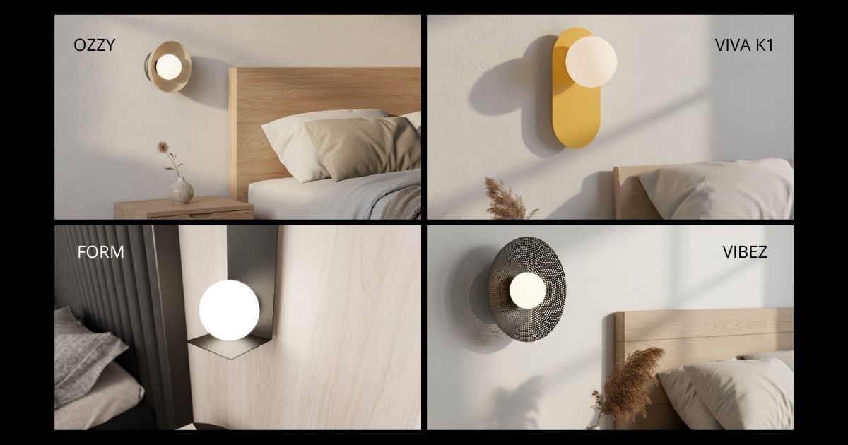 Zidne noćne lampe - praktično rješenje za manje prostore
